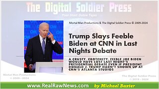 Trump Slays Feeble Fake Joe Biden at Last Night's CNN Debate.
