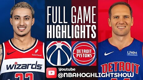 Washington Wizards vs Detroit Pistons Full Game Highlights | Jan 26 | 2024 NBA Season