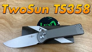 TwoSun TS358 button lock knife