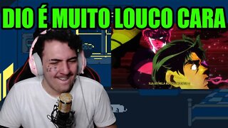 (QUE ISSO?) Rap do Dio Brando (Modo Berserk) O Mundo! - JoJo's Bizarre Adventure | Gabriza ♫ | REACT