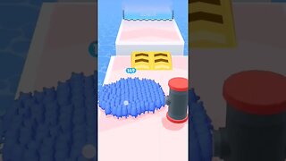 crowd master crowd runner game #shorts #satisfying #mobilegame @Dailyclips892 oggy and jack