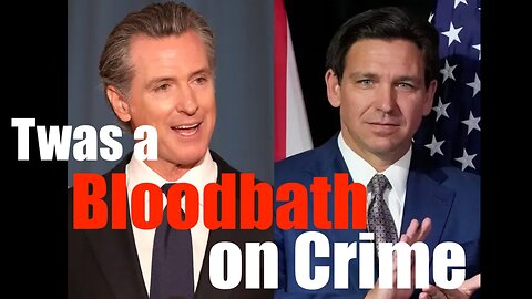 Desantis Crushes Newsom on Crime as Gavin Attempts to Deflect #debate