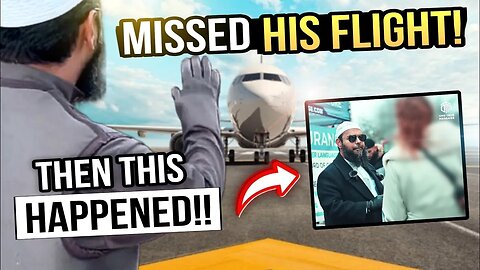 ✈️🤯Shaykh Uthman MISSED his Flight 🇺🇸 but then this happened❗