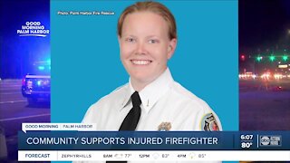 Palm Harbor firefighter released from hospital