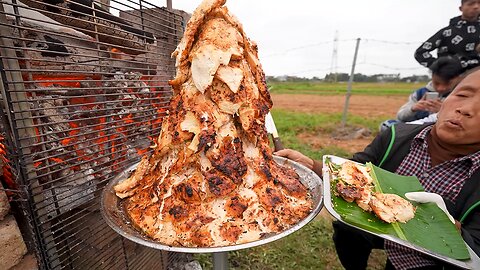 First Time Making 30kg Super Spicy Giant Grilled Chicken Breast