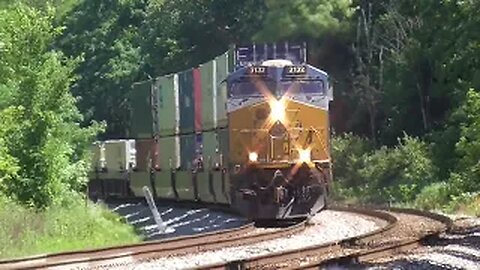 CSX I137 Intermodal Train from Lodi, Ohio July 2, 2022