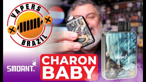 Smoant Charon Baby+ Pod - Lançamento !!! 35W / 1000mAh de bateria - Review PTBR