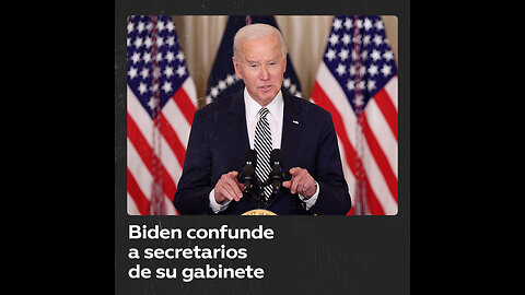 Biden confunde a dos miembros de su gabinete