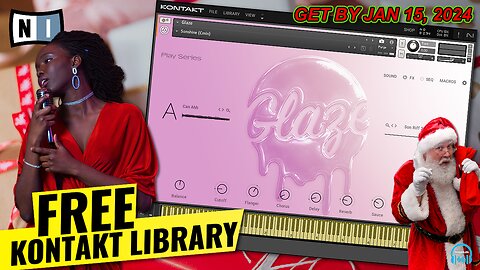 FREE KONTAKT LIBRARY 🚨 GLAZE High-Gloss Vocal Instrument 🎅🎄