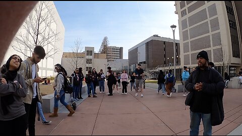 Georgia State University: Preaching to Thousands of Students, Professor Yells At Me To Leave, Student Desperately Tries to Persuade Others NOT To Talk To Me, The Gospel Thunders Through Downtown Atlanta