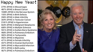 New Year's message from the Biden's: "Go Get Your COVID Vaccine & Your Flu Shot!" 🥳💉=💀🎉