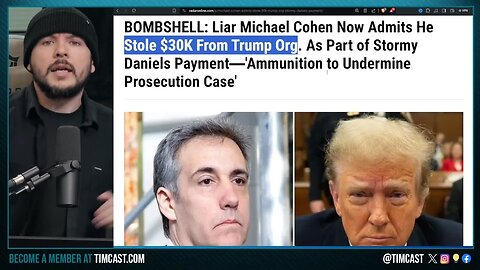 Michael Cohen ADMITS HE STOLE $30k From Trump, BOMBSHELL Testimony PROVES Trump Is INNOCENT