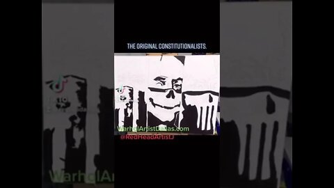 Original Constitutionalists Popart Painting Timelapse #art #constitution #painting #revolution #usa