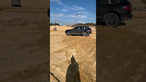 2006 Porsche Cayenne S Titanium Edition Playing in a Sand Pit