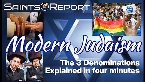 2808. Modern Judaism ✡ 3 Denominations Explained | 4 minutes
