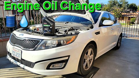 Kia Optima Engine Oil Change (2011-2020) ALL Steps!