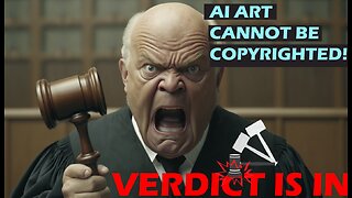 US COPYRIGHT RULING: AI Art Cannot be Copyrighted!