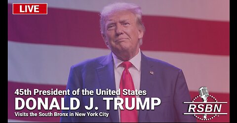 LIVE: President Trump Visits the South Bronx in New York - 5/23/24