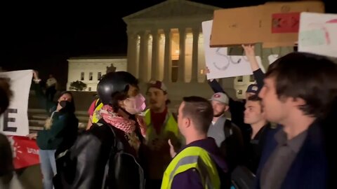 Pro-Abortion Protest at Supreme Court Over Roe News