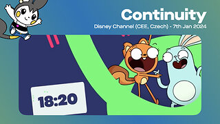 Disney Channel (CEE, Czech) - Continuity & Ad Breaks (7th January 2024)