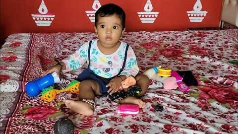 Arnika Play with toys 🧸tractor 🚜.