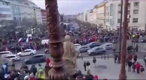 A rally in the Czech Republic demanding the removal of Ukrainian flags from state institutions and a