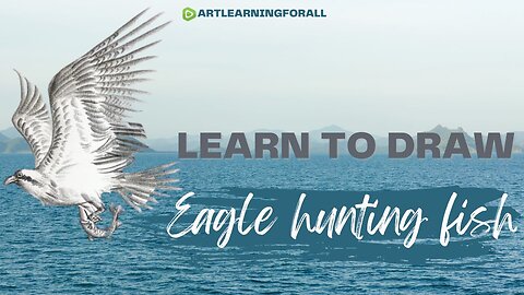 Master the Art of Eagle's Precision: Learn to Draw an Eagle Hunting Fish 🦅🎨
