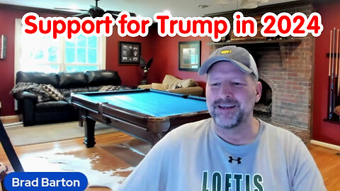 Support for Trump in 2024 with Brad Barton