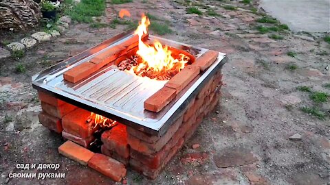 DIY oven from the sink