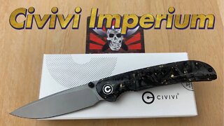 Civivi Imperium w/Nitro V blade / includes disassembly/ classy lightweight and fidget friendly !