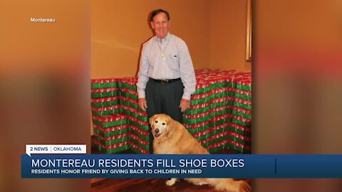 Tulsa retirement community honors friend with Christmas boxes for children in need