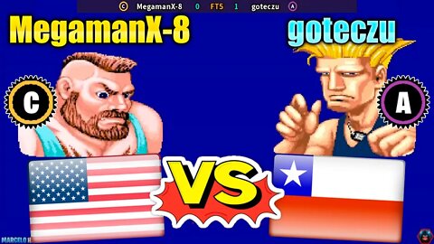 Street Fighter II': Hyper Fighting (MegamanX-8 Vs. goteczu) [U.S.A. Vs. Chile]