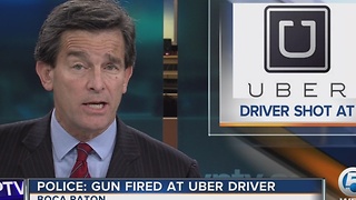 Police Gun fired at Uber driver