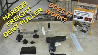 HARBOR FREIGHT (PITTSBURGH) CROSS BAR DENT REPAIR KIT - SUZUKI DR650 MOTORCYCLE GAS TANK DENT REPAIR