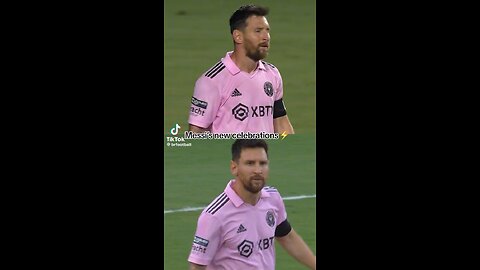 Messi New Celebration