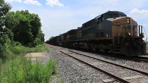 CSX B157 Loaded Coke Express Train Part 2 from Sterling, Ohio July 1, 2022