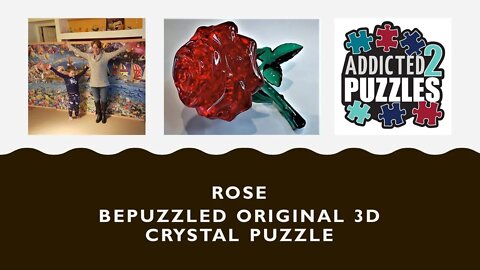 Rose 3D Crystal Puzzle Tutorial