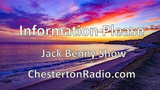 Information Please - Jack Benny Show