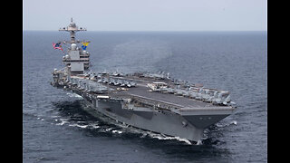 BREAKING NEWS: COUNTDOWN TO WAR AS US NAVY TRANSFERS THE USS GERALD R FORD TO NATO COMMAND