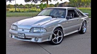 1991 Ford Mustang GT 5.0L V8 Foxbody Coupe Automatic Lowered Custom Cobra Saleen Tuned