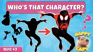 Can You Guess the Cartoon Character?#3 | Spider-Man, Elemental, The Super Mario Bros | 20 CHARACTERS