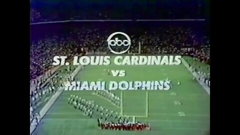 1972-11-27 St Louis Cardinals vs Miami Dolphins