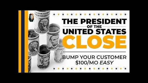 Car Sales Training- 'THE PRESIDENT OF THE UNITED STATES CLOSE” BRAND NEW PAYMENT CLOSE!!