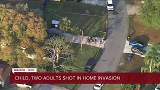 3 people, including 6-year-old, shot during targeted home invasion in Land O'Lakes: Sheriff