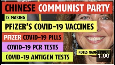 Chinese Communist Party is making Pfizer's COVID-19 vaccines