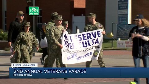 Broken Arrow holds second annual veterans parade