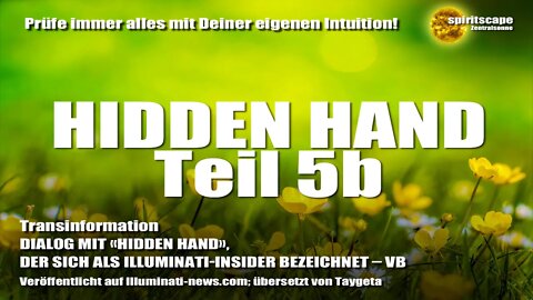 DIALOG MIT «HIDDEN HAND», DER SICH ALS ILLUMINATI-INSIDER BEZEICHNET Teil 5b - Transinformation.net