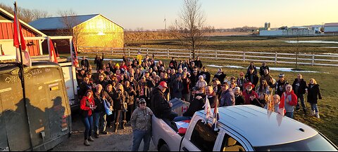 2024 02 03 convoy from Mississauga to Jay's The Shed Truck- Support