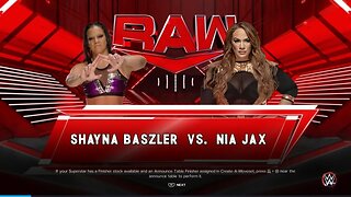 WWE Monday Night Raw Nia Jax vs Shayna Baszler