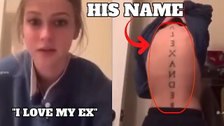 Ex's Name Tattooed On Her Back